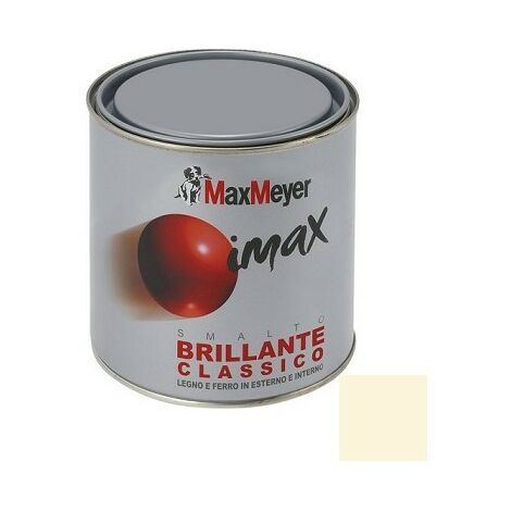 Imax Brillant Classique Blanc Crème Émail MaxMeyer 0,500 Lt