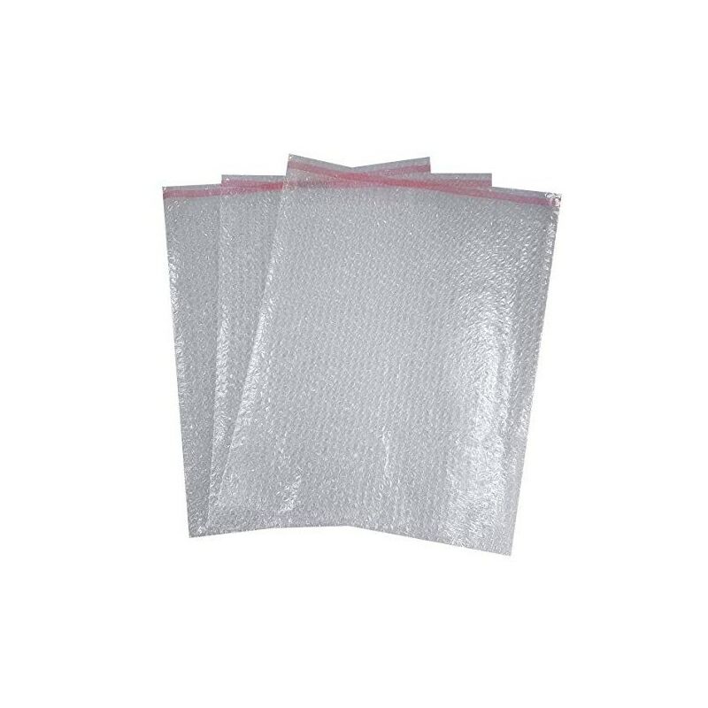 Image of Imballaggi 2000 - 300 Buste Pluriball per Spedizione e Trasloco con Chiusura Adesiva - 40x50 cm - Buste da Imballaggio con Bolle - Adatte per Spedire
