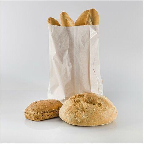 IMBALLAGGI 2000 - Sacchetti/Buste Carta Bianchi 19X38 pz 1000 10,50 kg Idionei Contatto Alimentare
