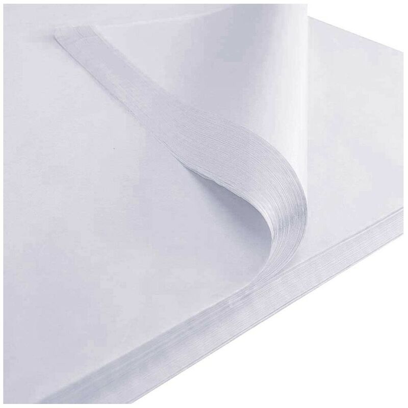 Image of Imballaggi2000 - Fogli di Carta Velina Bianca 20 gr/mq - Carta per Imballaggio e Cartamodelli da Sarta- 100x150 cm - 220 Fogli