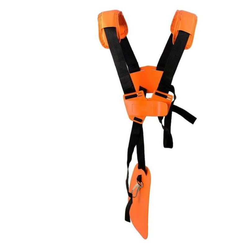 Image of Cyslmuk - Imbracatura arancione per decespugliatore - Doppia tracolla - Imbracatura per decespugliatore - per decespugliatore, motosega e tosaerba