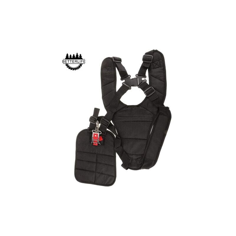 Image of Imbracatura con Doppia Tracolla Imbottita, Bottoni di Sicurezza, Bretelle per Decespugliatore, Rasaerba e Decespugliatore, Spallacci Imbottiti,