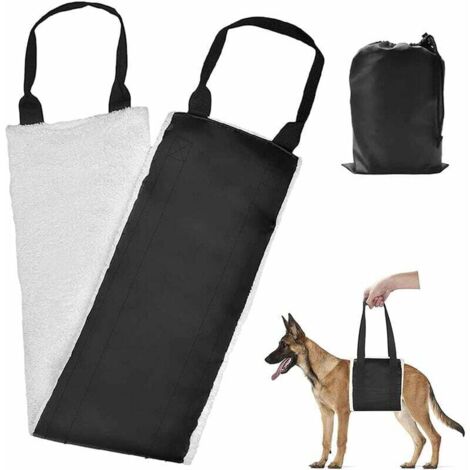 Imbracatura di Supporto per Cani,Imbracatura Portatile per Cani per la Parte Posteriore e le Zampe Anteriori Sollevamento Riabilitazione per Disabili,Feriti,Cani Anziani (124 X 18cm)