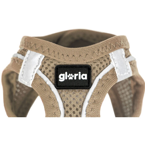 Imbracatura per Cani Gloria 45-47 cm Beige L 32,8-35,4 cm