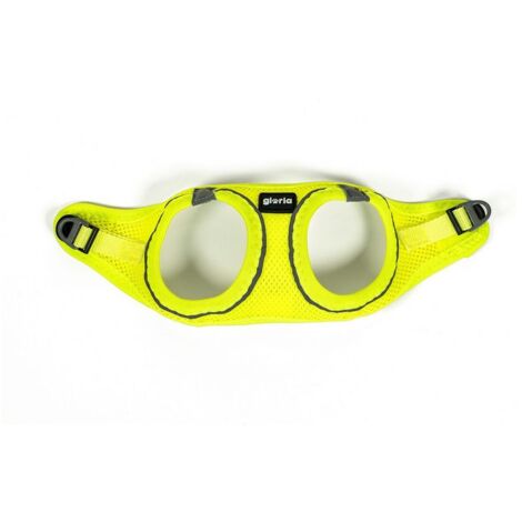 Imbracatura per Cani Gloria Air Mesh Trek Star Regolabile Giallo L (33,4-35 cm)