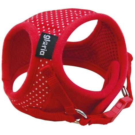 Imbracatura per Cani Gloria Punti 33-44 cm Rosso Taglia L