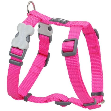 Imbracatura per Cani Red Dingo Liscio Fucsia