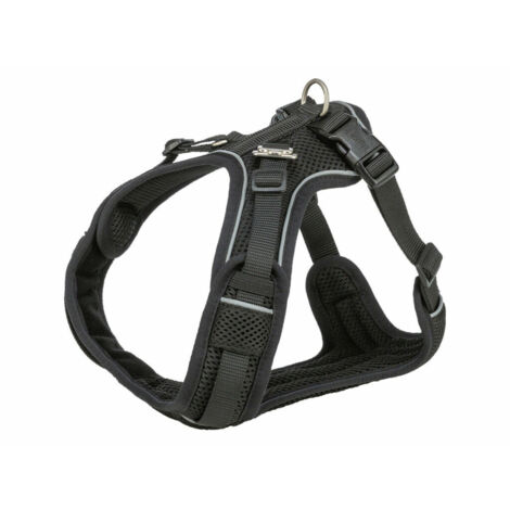 Imbracatura per Cani Trixie Premium FlexMesh Nero S-M