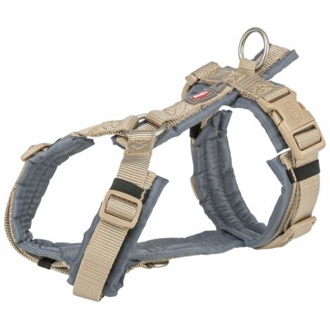 Imbracatura per Cani Trixie Premium Trekking Grafite Sabbia L