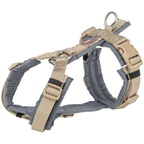 Imbracatura per Cani Trixie Premium Trekking Grafite Sabbia S