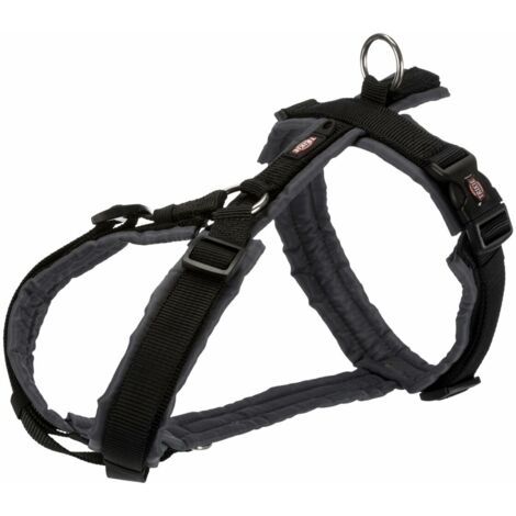 Imbracatura per Cani Trixie Premium Trekking Nero Grafite XS/S
