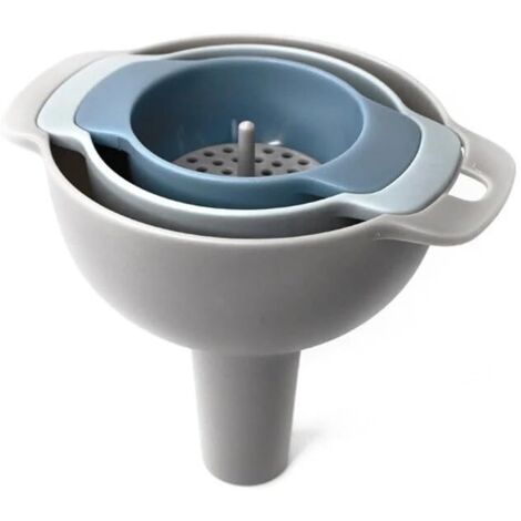 Imbuto da cucina multifunzione 4 in 1 con filtro rimovibile - Ideale per liquidi, ingredienti secchi e oli