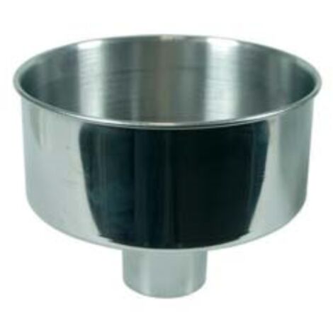 Trade Shop - Imbuto Acciaio Inox 12 Cm Senza Filtro Per Liquidi Antiruggine  Silver