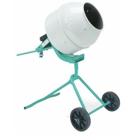 Imer – Bétonnière 138L cuve acier orientable 360° – Malaxage 100L – Moteur monophasé 230V – Compacte pour petits chantiers