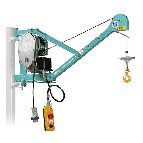 Imer - Elévateur 0,75kW portée 200Kg maxi. Hauteur 30m maxi. - AIRONE 200 N