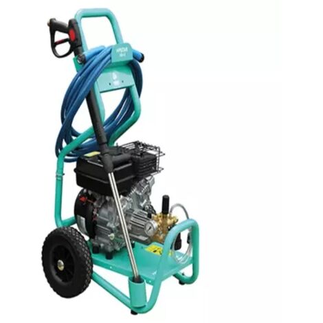 Imer – Nettoyeur haute pression thermique 150 bar – Moteur essence WORMS EX17 – Débit 13 L/min – Sécurité surchauffe pompe – Châssis mécano-soudé