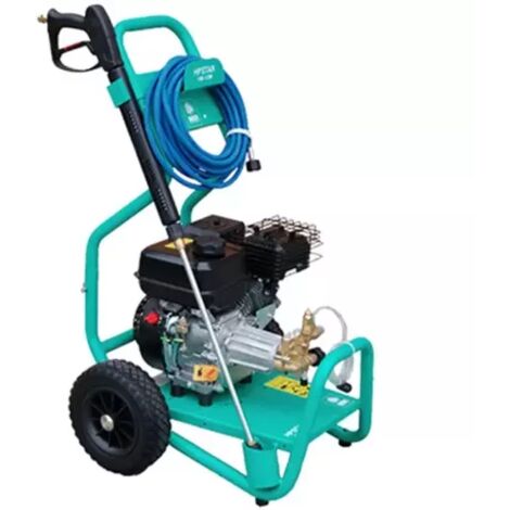 Imer – Nettoyeur haute pression thermique 190 bar – Moteur essence WORMS R210 – Débit 10 L/min – Pompe axiale pour travaux publics