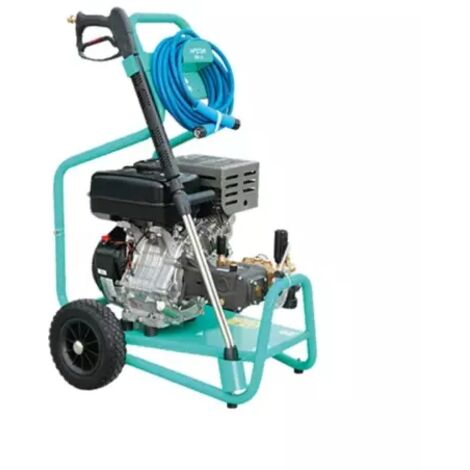 Imer – Nettoyeur haute pression thermique 250 bar – Moteur essence 14 CV – Débit 15 L/min – Pour ravalement façades et travaux publics