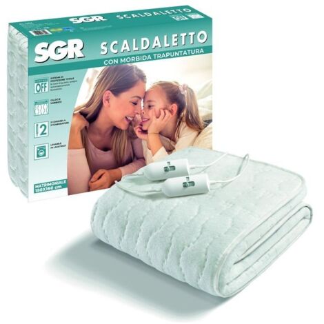 Imetec 16804 couverture et coussin chauffant Couverture chauffante 55 W Blanc Tissu
