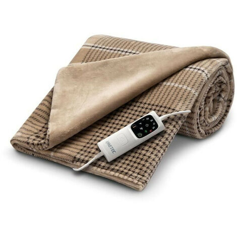 Imetec 16936 Couverture Chauffante Beige 180x140 cm