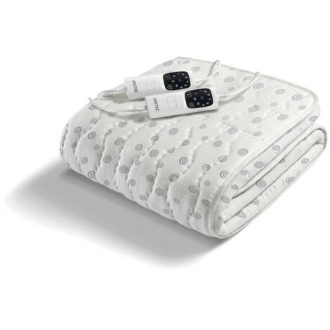 Imetec Adapto Surmatelas Chauffant Blanc Gris Confort