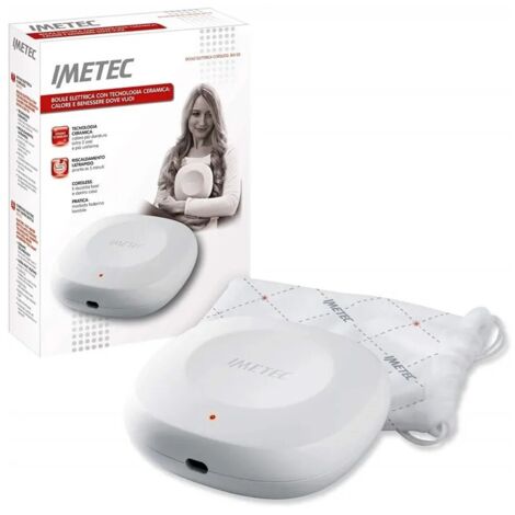 Imetec Boule Elettrica BW03 Cordless Tecnologia Ceramica Riscaldamento rapido Spia di Ricarica