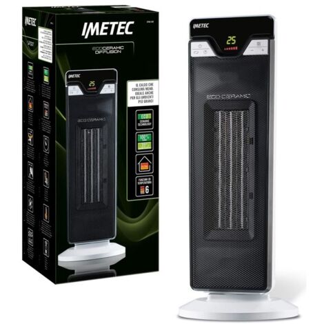 Imetec CHF2-100 Termoventilatore 2200w 6 Temperature Antigelo Eco Ceramic