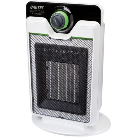 Imetec Compact Indoor Schwarz, Weiß 2000 W Elektrischer Raumheizlüfter