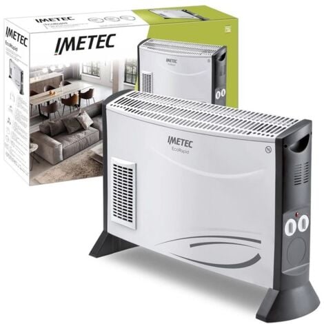 Imetec Eco Rapid TH1-100 Termoventilatore 2000W con Tecnologia a Basso Consumo Energetico