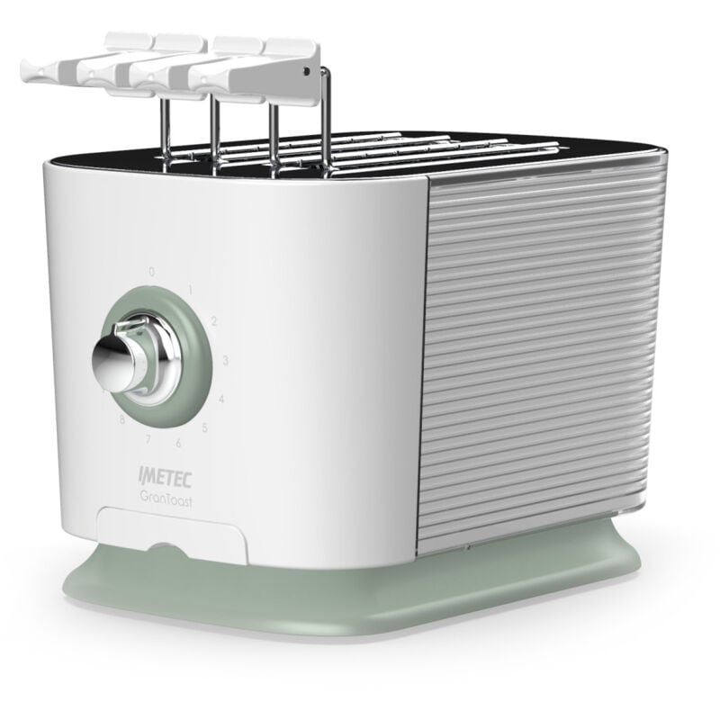 Imetec - GranToast Tostapane 2 Fette Verde Bianco 600 w