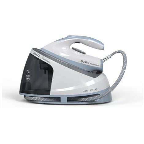 Imetec Imetec Sistema Stirante Rapidvapor, Piastra Fluid Ceramic, Rapido Riscaldamento, Leggero, 2400 W, Colpo Vapore 240 g