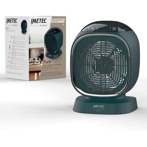 Imetec Silent Power Drinnen Blau 2200 W Elektrischer Raumheizlüfter