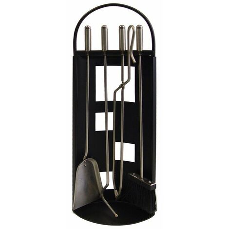 IMEX-10021 Juego chimenea Arco-Chapa utiles inox [imex-10021]