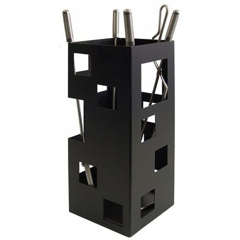 IMEX-10029 Juego chimenea Cuadrado utiles inox [imex-10029]
