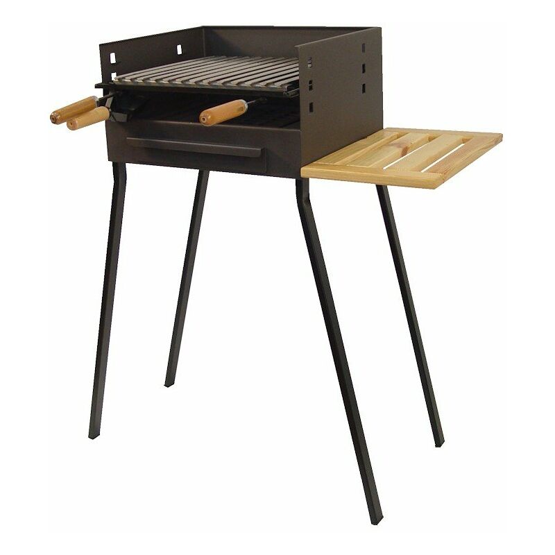 

IMEX-71420 Barbacoa parrilla inox y bandeja [imex-71420]