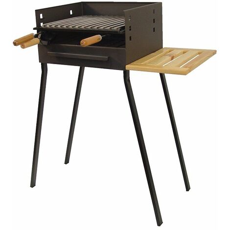 IMEX-71430 Barbacoa parrilla inox y bandeja [imex-71430]