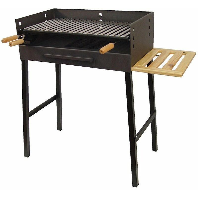 

IMEX-71440 Barbacoa parrilla inox y bandeja madera [imex-71440]