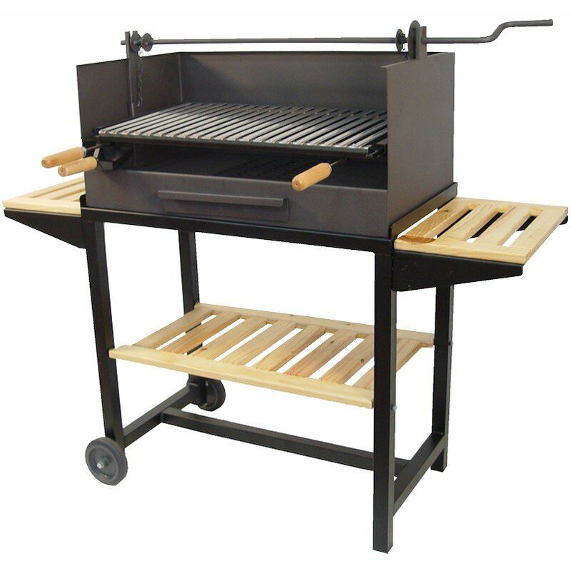 

IMEX-71541 Barbacoa con elevador parrilla inox y bandejas madera [imex-71541]
