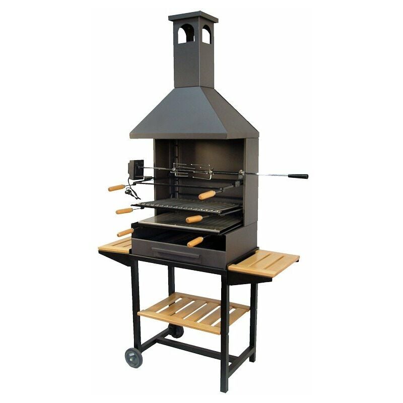 

IMEX-71555 Barbacoa chimenea con ruedas kit pollo [imex-71555]