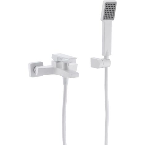 IMEX BDAR025-4BL ART Kit Baño / Ducha Monomando Blanco Mate - ref: BDAR025-4BL