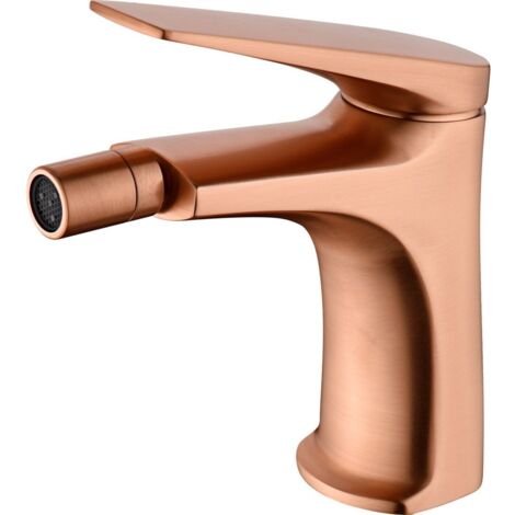IMEX BDD055-2ORC DELOS Monomando Bidé Oro Rosa Cepillado - ref: BDD055-2ORC