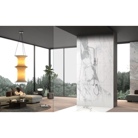 IMEX BDD055 DELOS Conjunto Ducha Monomando Cromo - ref: BDD055