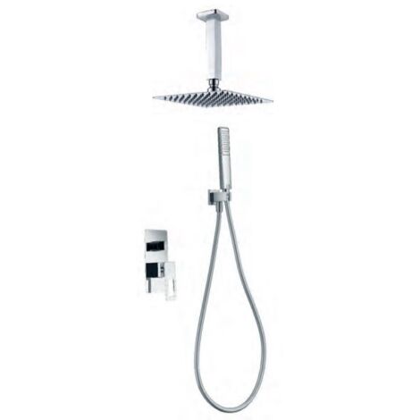 IMEX BDES37-6 ESTOCOLMO Conjunto de Ducha Empotrado Monomando Cromo - ref: BDES37-6