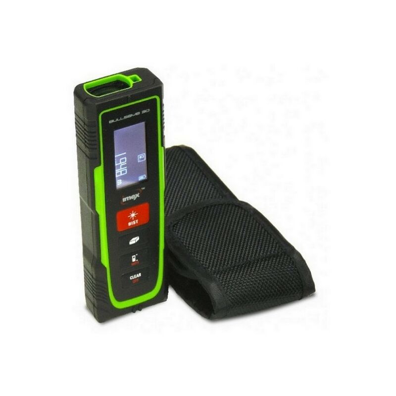 BE30 Bullseye 30 Laser Distance Measurer 30m Cubic Measurement IOBE30 +Case - Imex