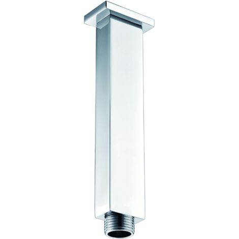 IMEX Deckenrohr aus verchromtem Messing und Stahl quadratisches Design – Modell Imex-BTC007