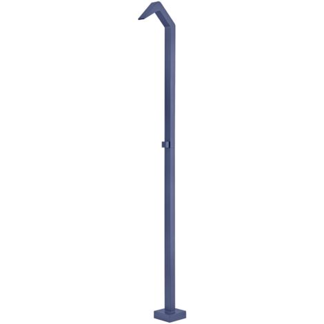 IMEX Doccia piscina in inox 316 blu con diffusore a cascata e base robusta modello NIAGARA