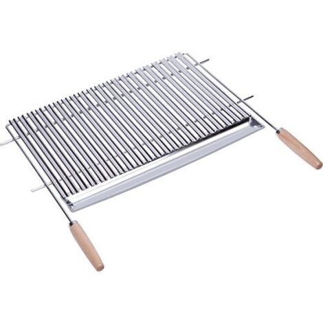 IMEX EL ZORRO 71653 Griglia Barbecue Inox 80x44 cm