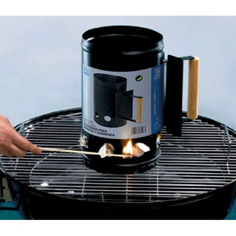 IMEX EL ZORRO Accendino per Barbecue, Nero, 17 x 17 x 27 cm, 71436
