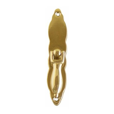 IMEX EL ZORRO B-76514 B-76514-Maniglia a Pendolo in Ottone Lucido, 112 mm