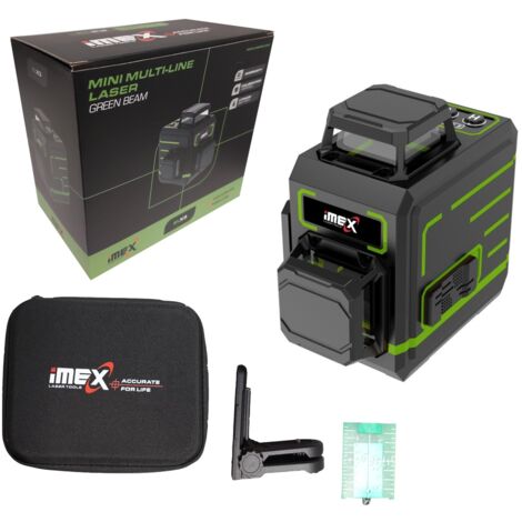 Imex ELX3 Mini Multi-line Laser USB Charge Magnetic Bracket + Target Plate Inc